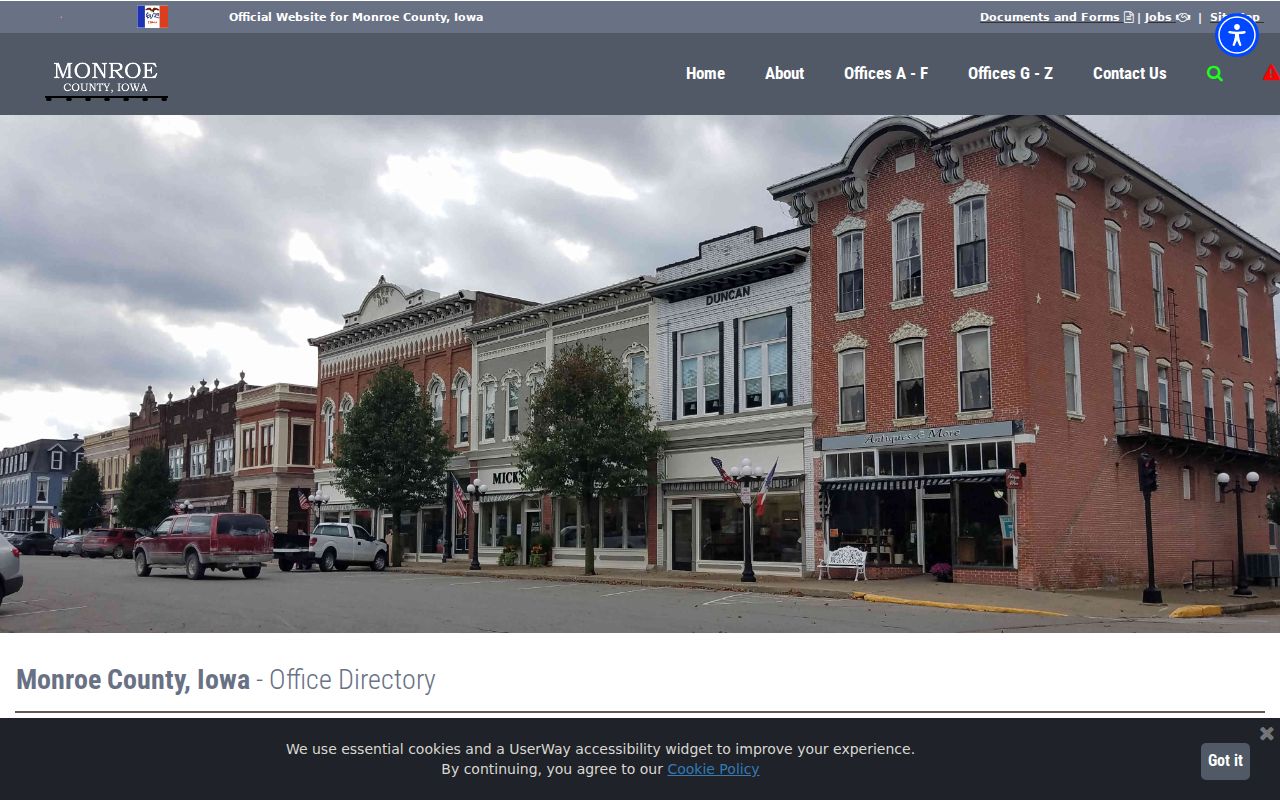 Monroe County criminal records office directory
