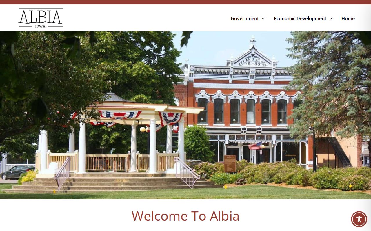 Albia city source for Monroe County criminal history records